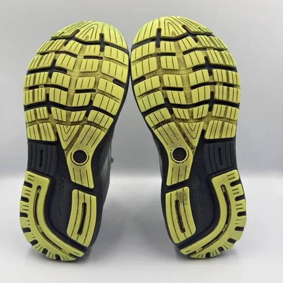 Brooks Ghost 16 Men's Size 9.5 Gray Black Green Athletic Running Shoes Sneakers - Picture 7 of 8